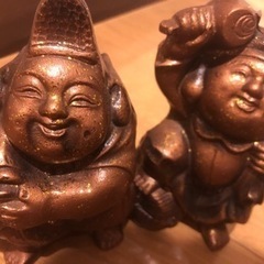 【恵比寿様 大黒様 オブジェ】の画像