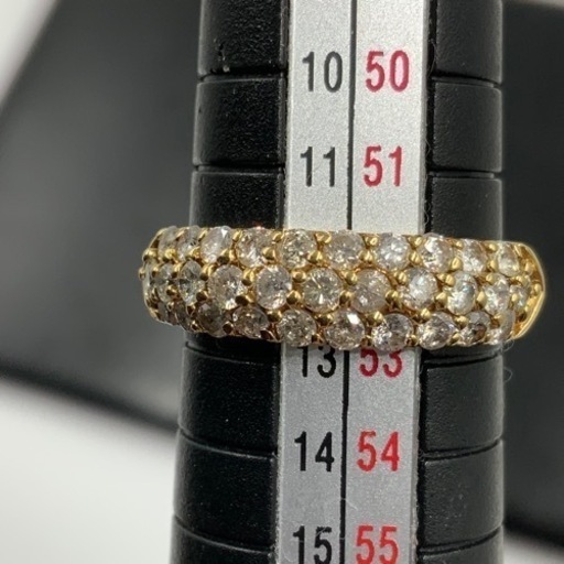 売り切れました。K18 18金　ダイヤモンドリング　ダイヤ1ct 4.2g 約12号