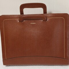 マリクレール　メンズビジネスバッグ　天然牛　ブラウン