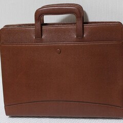 マリクレール　メンズビジネスバッグ　天然牛　ブラウンの画像