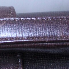 マリクレール　ビジネスバッグ　天然牛　海老茶色の画像