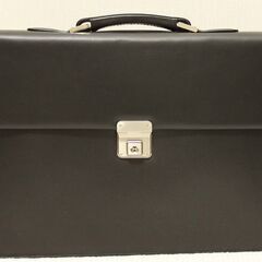 メンズビジネスバッグ　天然牛　ブラック