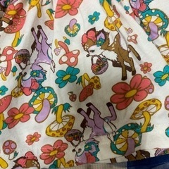 【CORN HOUSE】レースティアード　バンビ　フレアスカート　80の画像