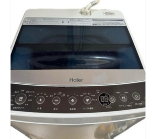 洗濯機 ハイアール JW-C55A 5.5kg グレー 2019年製 Haier 全自動洗濯機家電  生活家電