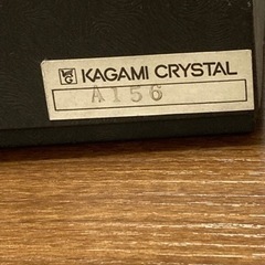 ✨未使用品✨KAGAMI CRYSTAL 灰皿の画像