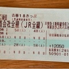 青春18きっぷ5回分