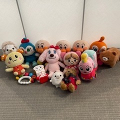 アンパンマンわんわんうーたんコメコメぬいぐるみの画像