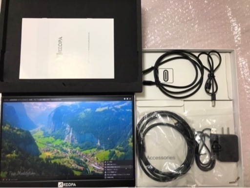使用期間1週間13.3インチ 2k 2560x1600モバイルモニター