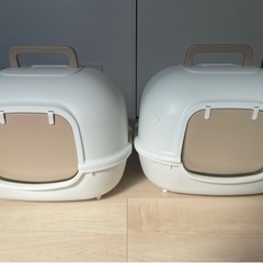 美品 猫トイレ】 アイリスオーヤマ フルカバーの画像