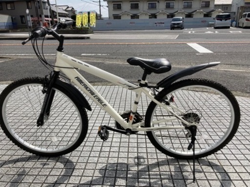 【マウンテンバイク】美品❗️26インチ　3x6段変速　使用少なく状態良い❗️泥除け付　若林自転車　膳所店　SALE中❗️