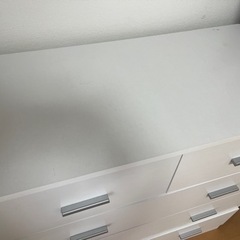 【取りに来て頂ける方限定】衣類収納(白)の画像