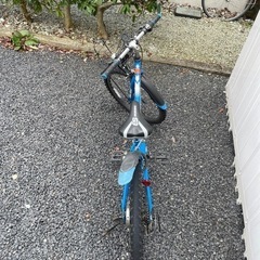 小学生男子　自転車の画像