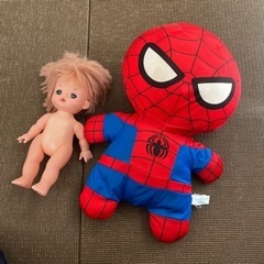 スパイダーマン　ぬいぐるみの画像