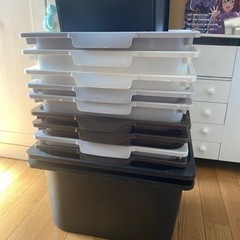 取引中　トロファスト2個　ニトリ収納13個