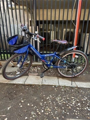 ブリヂストン ジュニア 自転車 美品 点灯虫 取説付き 軽整備済み EXJ46T 24インチ