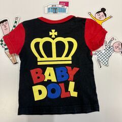 【中古】80㎝　BABY DOLL　ミッキーTシャツの画像