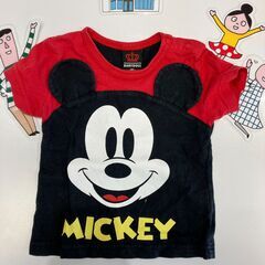 【中古】80㎝　BABY DOLL　ミッキーTシャツ