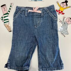 【中古】6-12ｍ　GAP　デニムパンツ