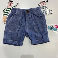 【中古】80㎝　ハーフパンツの画像