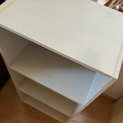 白　カラーボックスの画像