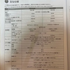 32型テレビ
の画像