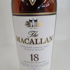 【値下げしました！】J4530 未開栓　ウイスキー　マッカラン18年　シェリーオーク　 43％ 700ml の画像