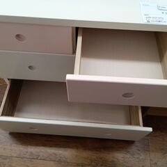 ★ジモティ割あり★  チェスト 白 H72×D50×W80 クリーニング済み MT930の画像