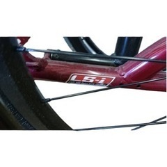 松永製 MAX PLEASURE LS-I AIRNESS 032 32-540 ARNS オーエックスも出品中★スポーツタイプ軽量　ＯＸ折り畳み自走式　車椅子 オーエックス　OX 女性　子供　小柄な方男性用？　車椅子車いす 車イス 中古　他にスロープアンダーネット介助松葉杖出品中の画像