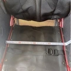松永製 MAX PLEASURE LS-I AIRNESS 032 32-540 ARNS オーエックスも出品中★スポーツタイプ軽量　ＯＸ折り畳み自走式　車椅子 オーエックス　OX 女性　子供　小柄な方男性用？　車椅子車いす 車イス 中古　他にスロープアンダーネット介助松葉杖出品中の画像