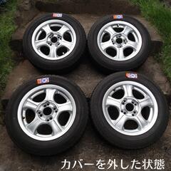 【ブリヂストン】VAGGIOホイール 4穴 4個(スタッドレスタイヤ 175/65R14 820 付き) SIENTAの画像