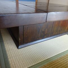 中古・和風ローテーブルの画像