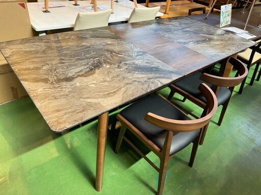 【愛品館八千代店】家具の大丸　ダイニング7点セット　エリック　クルム