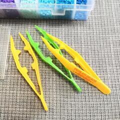 マイクロアイロンビーズ　ピンセット　プレートセットの画像