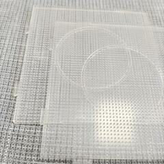 マイクロアイロンビーズ　ピンセット　プレートセットの画像