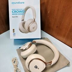 アンカー Soundcore Space One ヘッドホン Anker 音出し確認済み アンカー Soundcore Space One ヘッドホン Anker 音出し確認済み