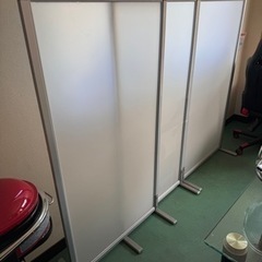 1枚80cm幅×3枚☆綺麗なパーテーション☆間仕切り☆格安☆中古...