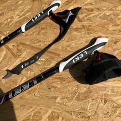 LEKI トレッキング　ポール　ステッキ　2本　登山 スキー　山　の画像