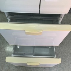 【受渡済】SHARP 5ドア冷蔵庫　両開き　自動製氷機能付き　　　の画像
