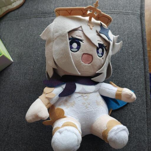原神 パイモン BIGぬいぐるみ 中古洗濯済み