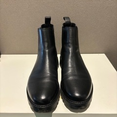 GU　リアルレザー　サイドゴアブーツ　25cmの画像