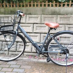 自転車　折畳シティサイクル26インチ