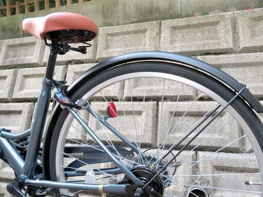 自転車　折畳シティサイクル26インチ