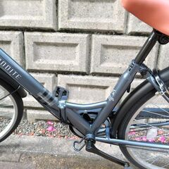 自転車　折畳シティサイクル26インチの画像