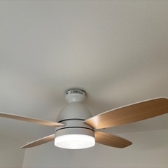 VENTOTA シーリングファン ライト LED リモコン付き Alexa Google Home対応DCモーター 4枚羽の画像