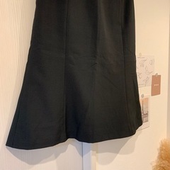 事務服スカート　＊ ブラックの画像