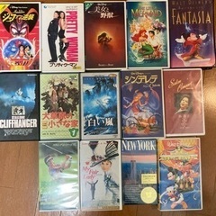 【差し上げます】ビデオテープセット