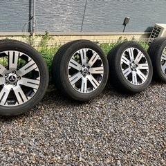 [値下げ]デリカ純正タイヤホイールセット　ナット付き