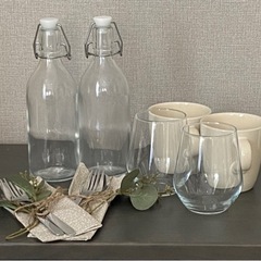新品未使用 IKEA 食器4種 コップ、グラス他