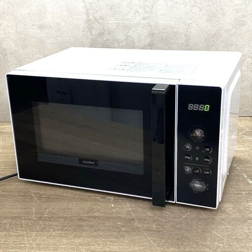 5/8終NH 2022年製 Comfee/コンフィー  電子レンジ CFM-BM172 横開き ターンテーブル ホワイト 白 動作確認済 24c菊RH