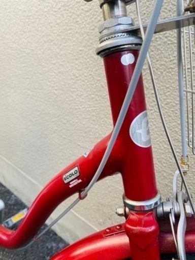 ブリジストンの中古自転車！後ろタイヤやサドル、ブレーキワイヤー類は全部新品に交換してるので、買って以降も大きな修理などないですよー！